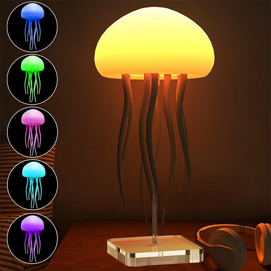 LED Jellyfish Mood Lamp – Smart Jellyfish Night Light for Desk & Bedroom