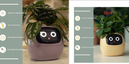 AI Smart Planter Pot – Interactive Plant Companion with Expressions & Sensors