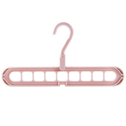 9-Hole Magic Clothes Hanger – Space Saving Folding Closet Organizer
