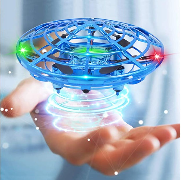 Flying Helicopter Mini Drone UFO RC Drone Infraed Induction - Zecs shopping