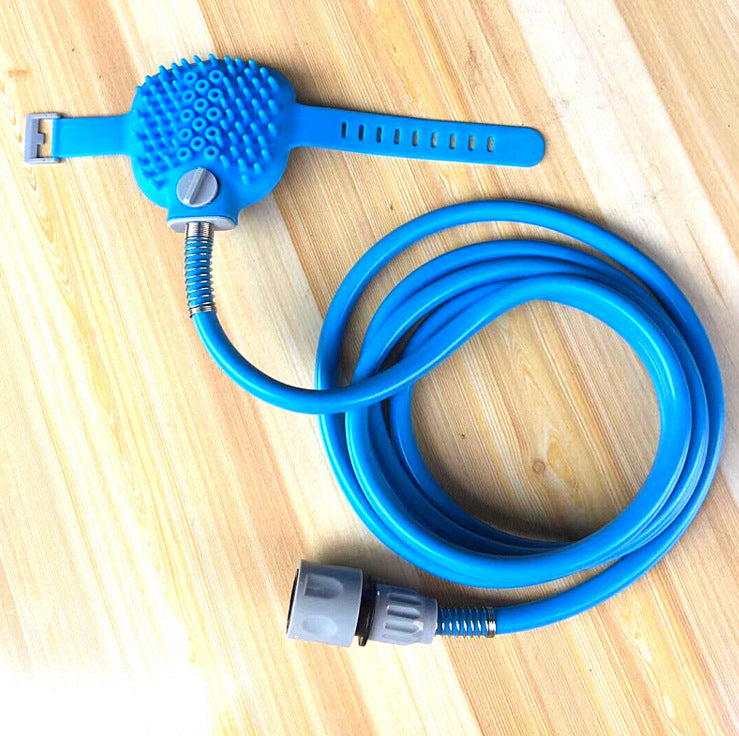 Pet Bathing Tool Pet Dog Convenient Clean Water Pipe Spray Nozzle Strap - Zecs shopping