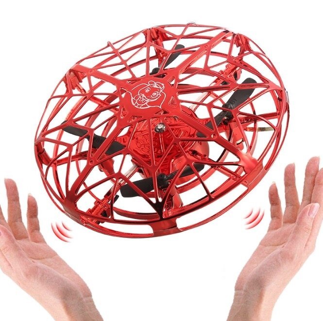 Flying Helicopter Mini Drone UFO RC Drone Infraed Induction - Zecs shopping