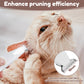 Pet Paw Trimmer with LED Light – Rechargeable Dog & Cat Grooming Clipper