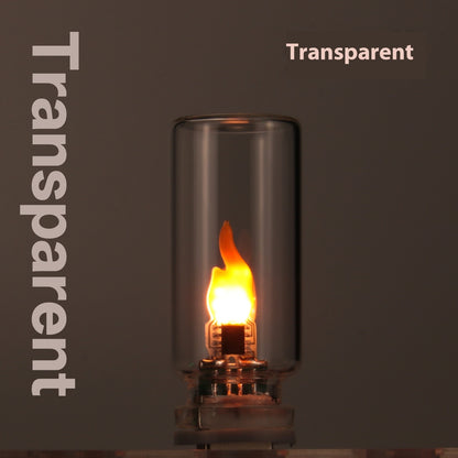 LED Flame Atmosphere Candle Light – Realistic Flickering Fire Lamp