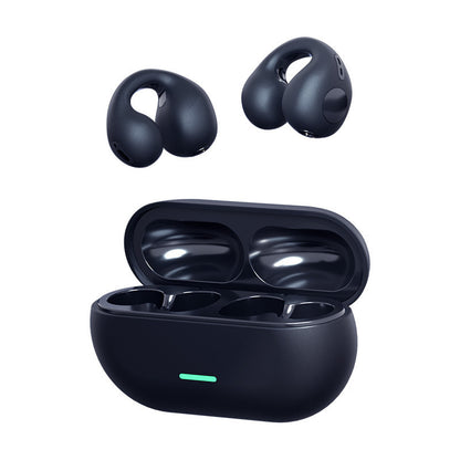 Wireless Ear Clip Bluetooth Headset – Open-Ear Bone Conduction Sports Earbuds