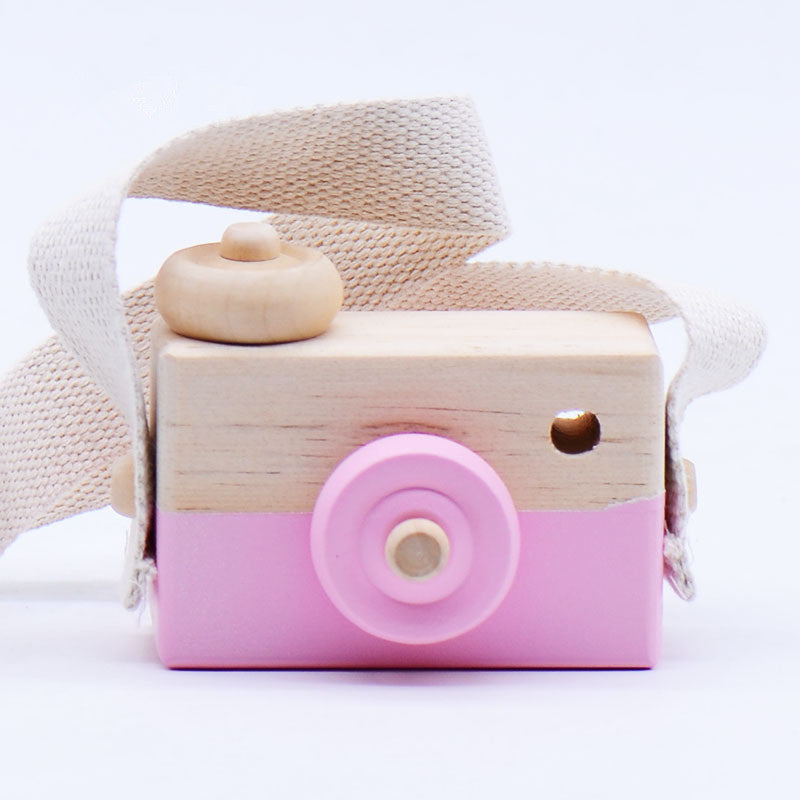 📷 Cute Wooden Toy Camera – Pretend Play Photography for Baby & Kids - Zecs shopping