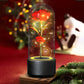 2-in-1 Rose LED Night Light & Bluetooth Speaker – Glass Dome Romantic Gift