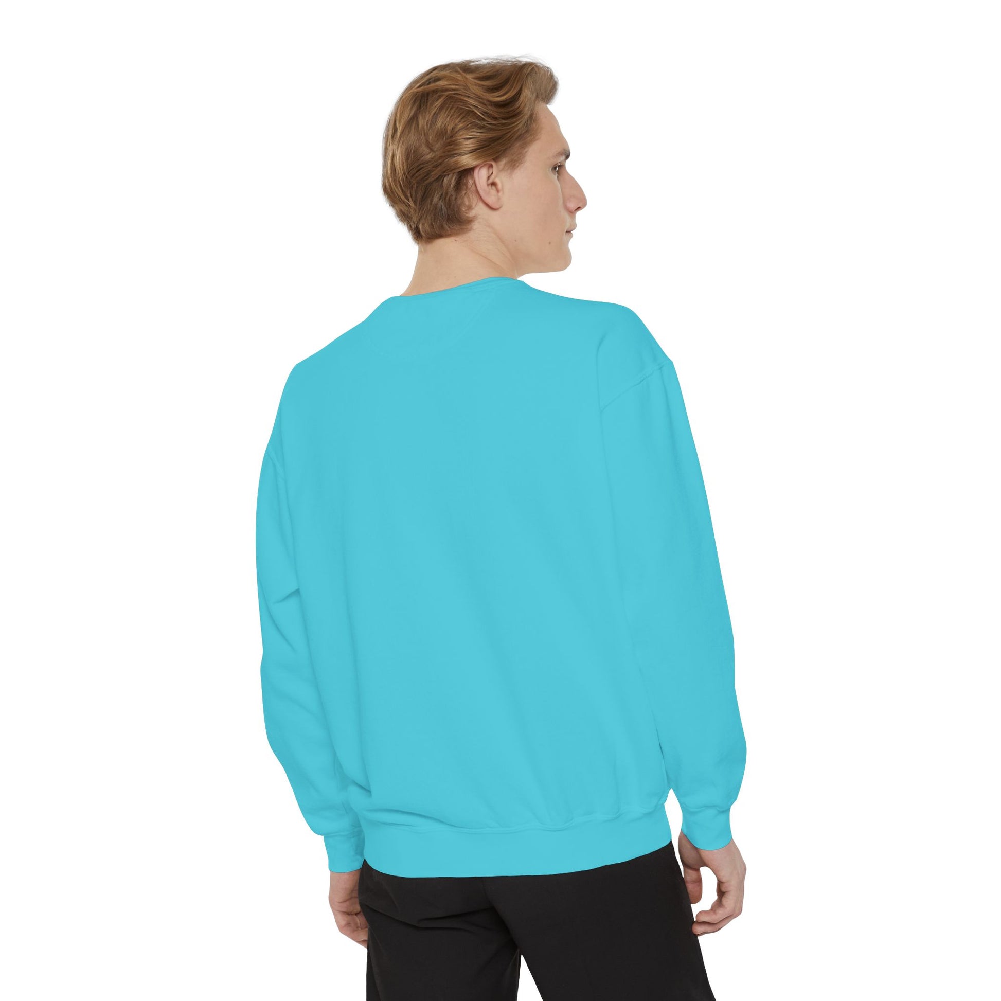 🌀 Unisex Garment-Dyed Sweatshirt – Laidback Luxe by ZECS - Zecs shopping