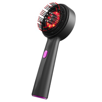 Electric Scalp Massage Comb – Red Light Hair Care & Relaxation Brush