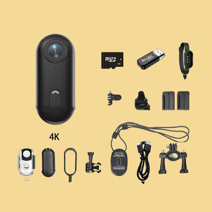 4K Mini Action Camera – Outdoor Helmet & Motorcycle Sports Body Cam
