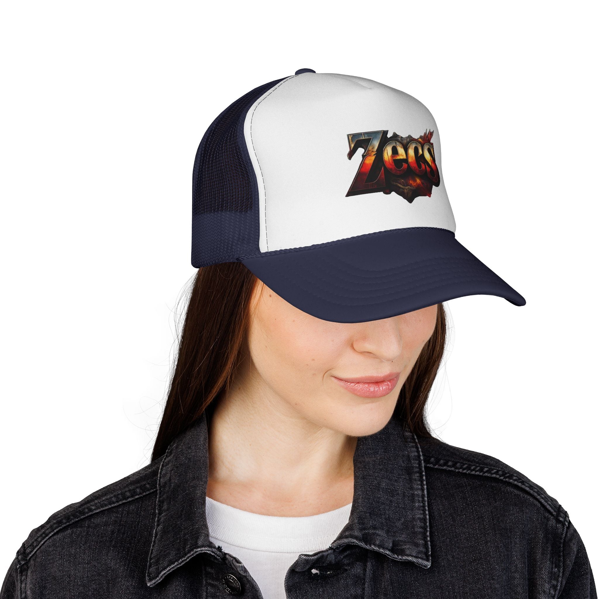 👑 King Theme Trucker Cap – ZECS Royal Street Edition - Zecs shopping