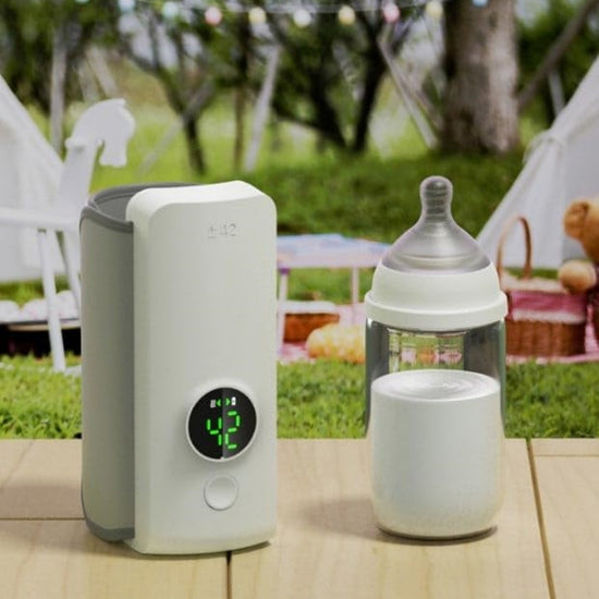Portable USB Baby Bottle Warmer – Wireless Rechargeable Milk Heating Sleeve