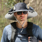 Solar Fan Sun Hat – Wide Brim USB Rechargeable Cooling Outdoor Hat