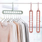 9-Hole Magic Clothes Hanger – Space Saving Folding Closet Organizer