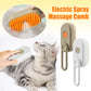 3-in-1 Cat Steam Brush – Pet Grooming & Deshedding Massage Comb