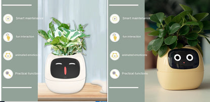 AI Smart Planter Pot – Interactive Plant Companion with Expressions & Sensors