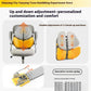 Lumbar Support Pillow Cushion – Ergonomic Waist Support for Office Chair & Car Seat