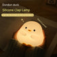 Cute Duck LED Night Lamp – USB Rechargeable Silicone Touch Bedside Light