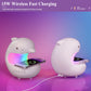 Wireless Charging Night Lamp – Bedside LED Phone Charger for Bedroom
