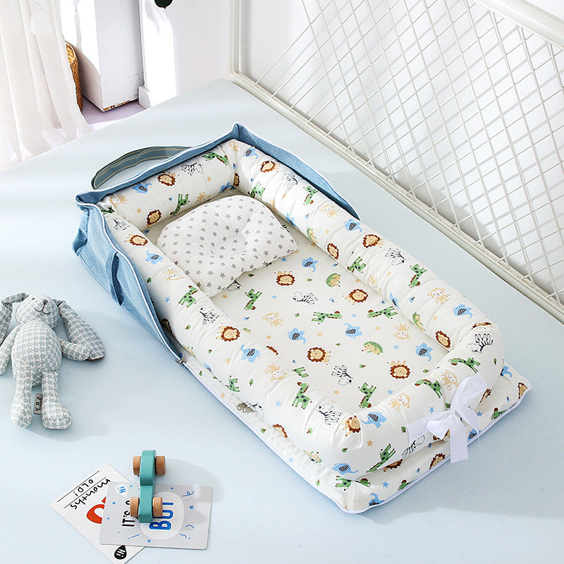 Snuggly Washable Baby Crib – Portable Travel Bed for Peaceful Infant Sleep - Zecs shopping