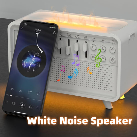 3-in-1 Bluetooth Speaker Night Light Humidifier – White Noise Sleep Machine