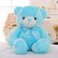 Creative Light Up LED Teddy Bear Stuffed Animals Plush Toy Colorful Glowing Christmas Gift For Kids Pillow - Zecs shopping
