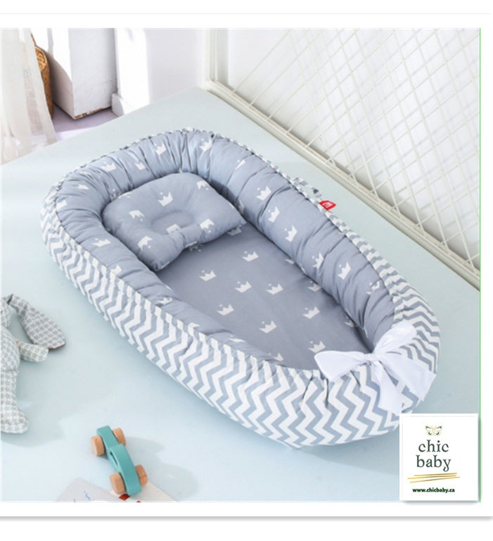 Snuggly Washable Baby Crib – Portable Travel Bed for Peaceful Infant Sleep - Zecs shopping