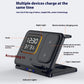 5-in-1 Wireless Charging Station with LED Alarm Clock – Fast Charging Dock Stand