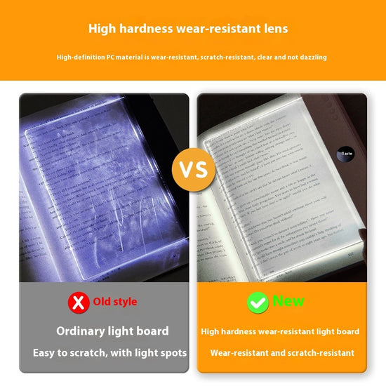 Rechargeable LED Clip-On Reading Light – Portable Tablet & Book Lamp