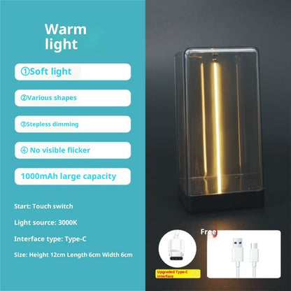 Quantum Wire Atmosphere Night Lamp – Modern LED Bedside Ambient Light