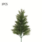 17-Inch Artificial Pine Christmas Tree – Realistic Mini Holiday Decor for Home, Parties & Events (1/2 PCS)