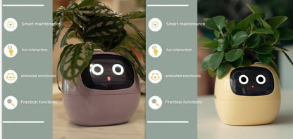 AI Smart Planter Pot – Interactive Plant Companion with Expressions & Sensors