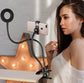 LED Selfie Ring Light with Stand – Adjustable Makeup & Live Streaming Light