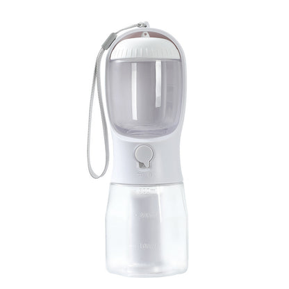 3-in-1 Dog Water Bottle & Food Container with Waste Bag Holder
