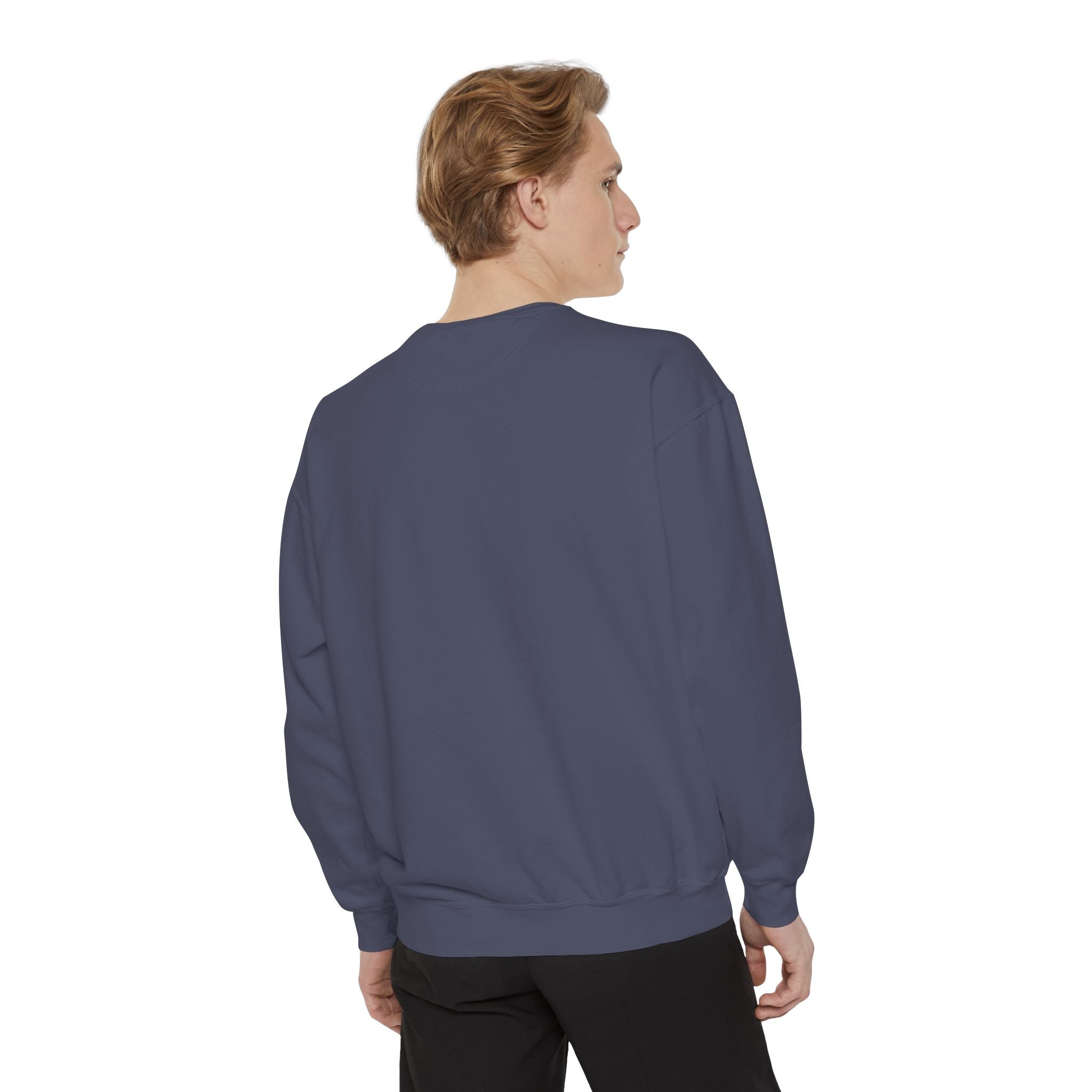🌀 Unisex Garment-Dyed Sweatshirt – Laidback Luxe by ZECS - Zecs shopping
