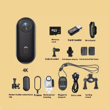 4K Mini Action Camera – Outdoor Helmet & Motorcycle Sports Body Cam