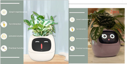 AI Smart Planter Pot – Interactive Plant Companion with Expressions & Sensors