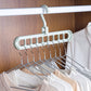 9-Hole Magic Clothes Hanger – Space Saving Folding Closet Organizer