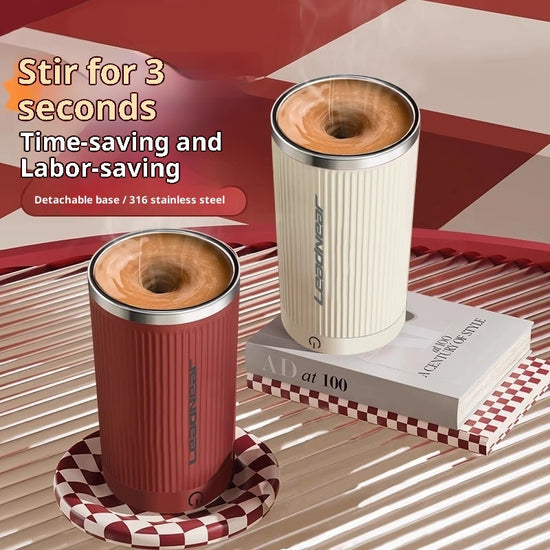Fully Automatic Self-Stirring Coffee Mug – Removable Electric Mixing Cup