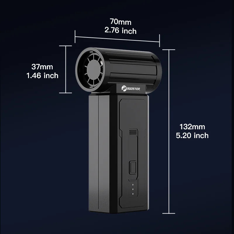 ⚡ Booster JetFan W01 Power Air Blower – 100000RPM Cordless Turbo Air Duster & Keyboard Cleaner 💻✨