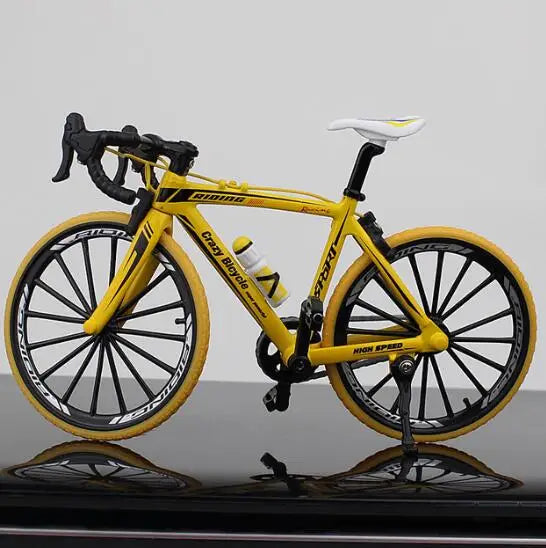Mini Alloy Bicycle Diecast Model Finger Mountain Miniature Metal Bike Racing Toy Simulation Collection Toys For Boys