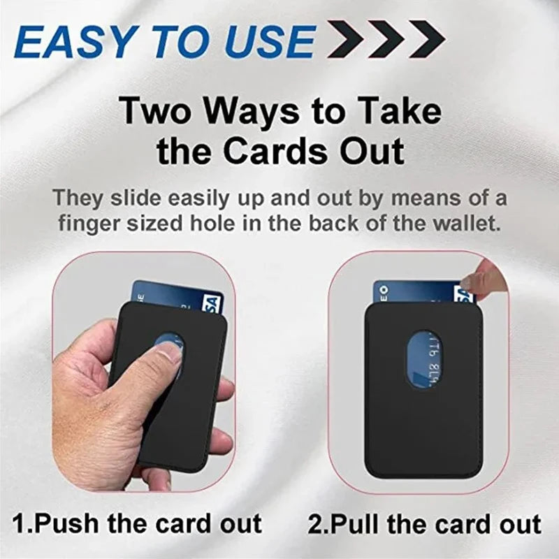 Leather Wallet Case For iPhone 15 Pro Max Magsafe Wallet Leather Compatible For iPhone 14 13 12 Card Holder with MagSafe Magnet - Zecs shopping
