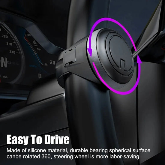Steering Wheel Spinner Knob – Rotating Power Handle for Easy One-Hand Steering