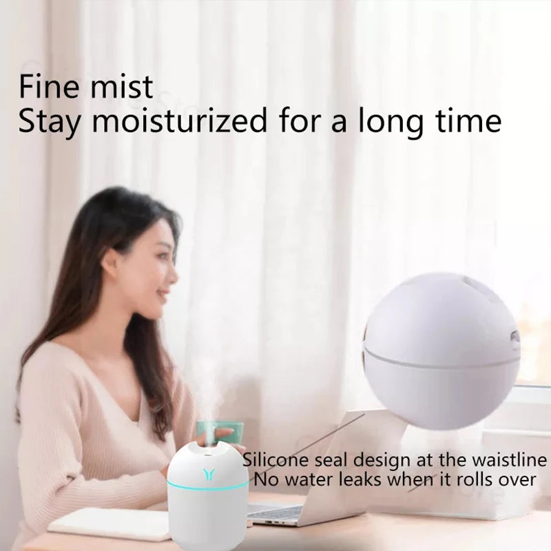 ML Mini Aroma Oil Diffuser USB Essential Oil Atomizer Electric Air Humidifier With LED Night Lamp For Home Desk Bedroom Car
