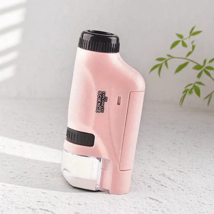 Portable Handheld Microscope – Scientific Optical Magnifier for Kids and Exploration