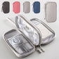 Portable Digital Accessories Organizer Bag – Double Layer Travel Storage Case for USB Cables, Earphones & Power Bank