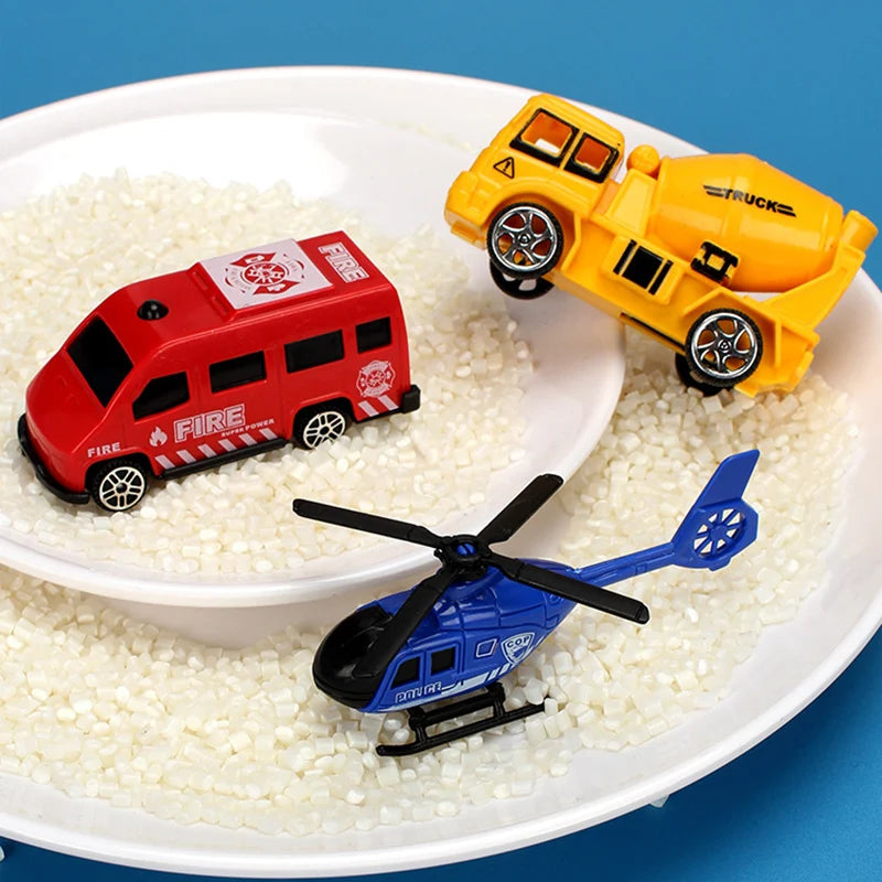 Childrens Track Parking Lot Fire Truck Police Engineering Premium & Affordable