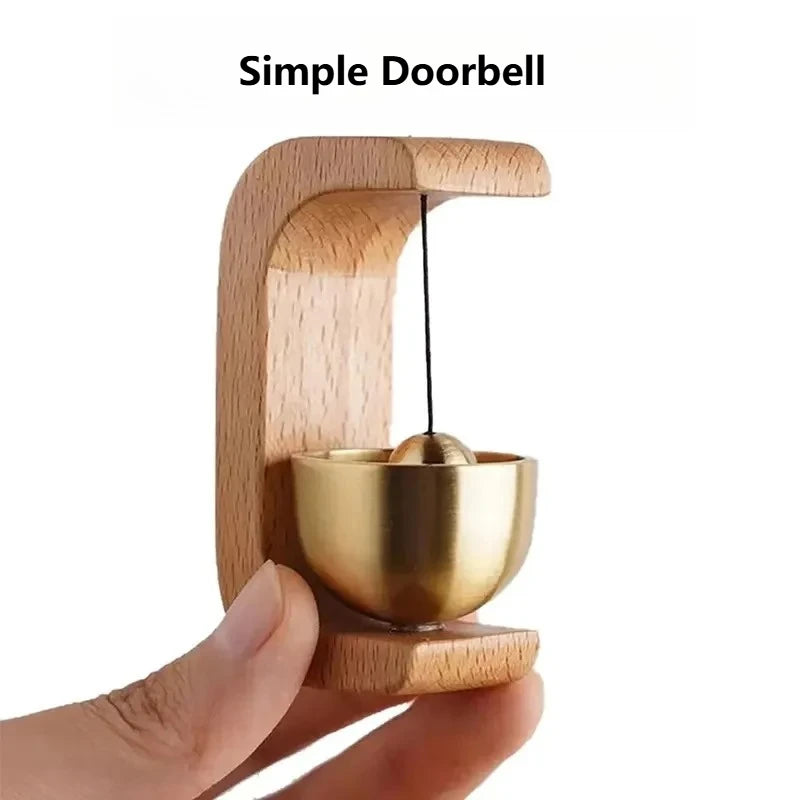 1pc Simple Doorbell Wind Chime Holiday Gift Decoration Car Hanging Home Desktop Ornaments - Zecs shopping