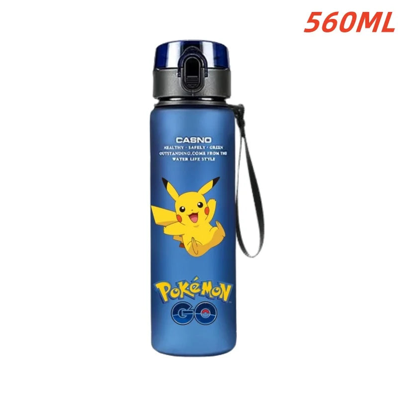 Pokemon Water Bottle ML Cute Pikachu & Gengar Kids Sports Cup Large Capacity Portable Drink Bottle
