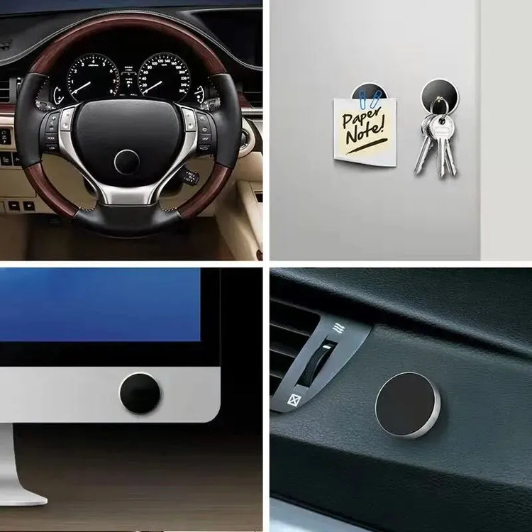 Magnetic Phone Car Holder Stand Universal Magnetic Mount Bracket Stick on Car Dashboard Wall for iPhone Samsung Xiaomi Huawei - Zecs shopping
